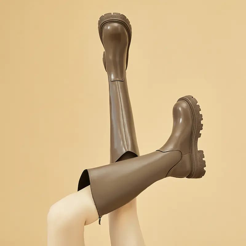DAPHNE Warm Thick Sole High Boots Women's 11