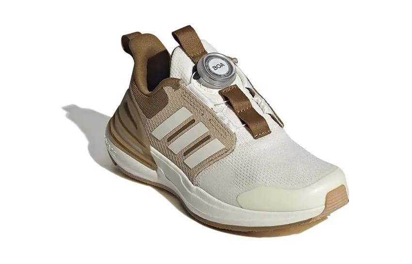 Adidas Rapidasport BOA Uşaq Qaçış Ayaqqabısı Ağ/Qəhvəyi 3