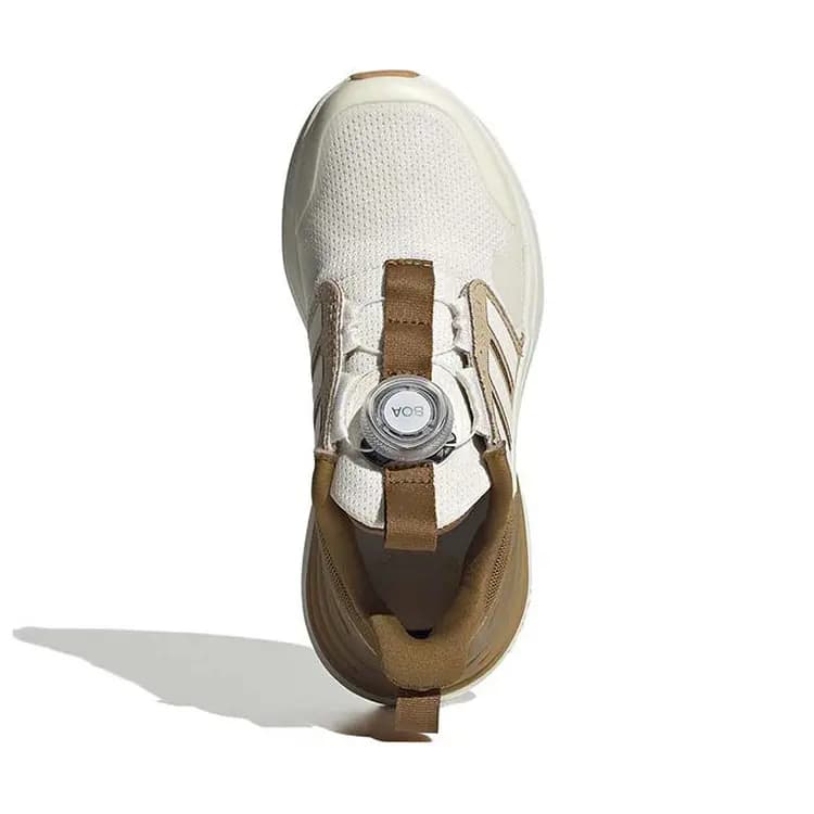 Adidas Rapidasport BOA Uşaq Qaçış Ayaqqabısı Ağ/Qəhvəyi 4
