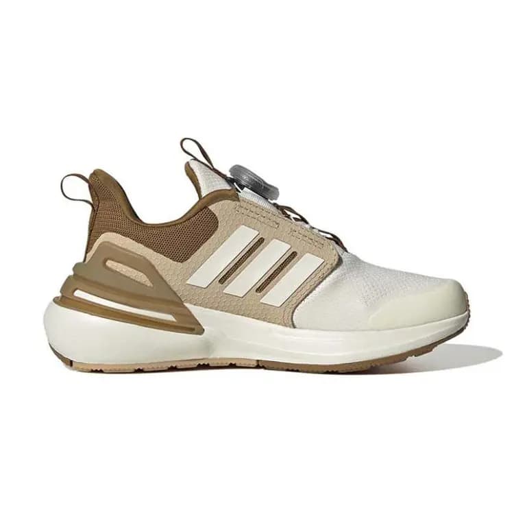 Adidas Rapidasport BOA Uşaq Qaçış Ayaqqabısı Ağ/Qəhvəyi 2