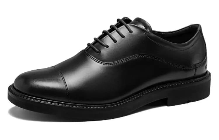 Ecco Urban London Series Dress Shoes Men Low-Top Black 3
