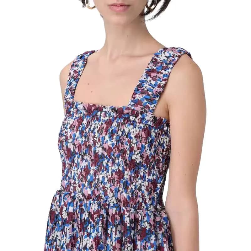 GANNI Pleated Georgette Midi Don 4