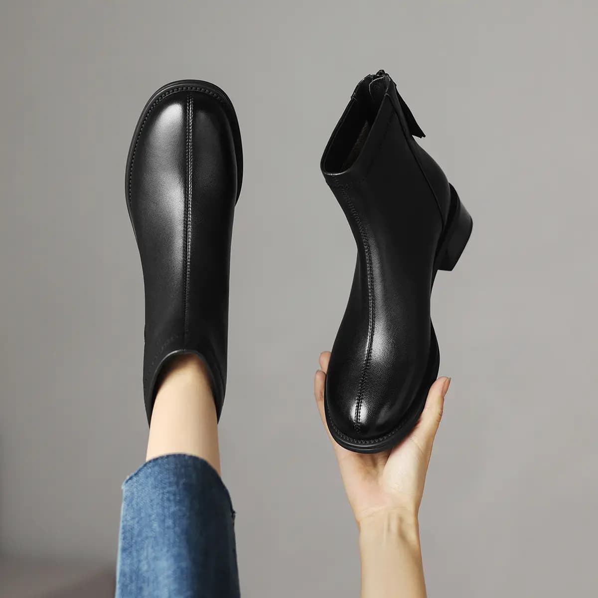 D:FUSE SCANDINAVIA Qadın Ankle Boots 5