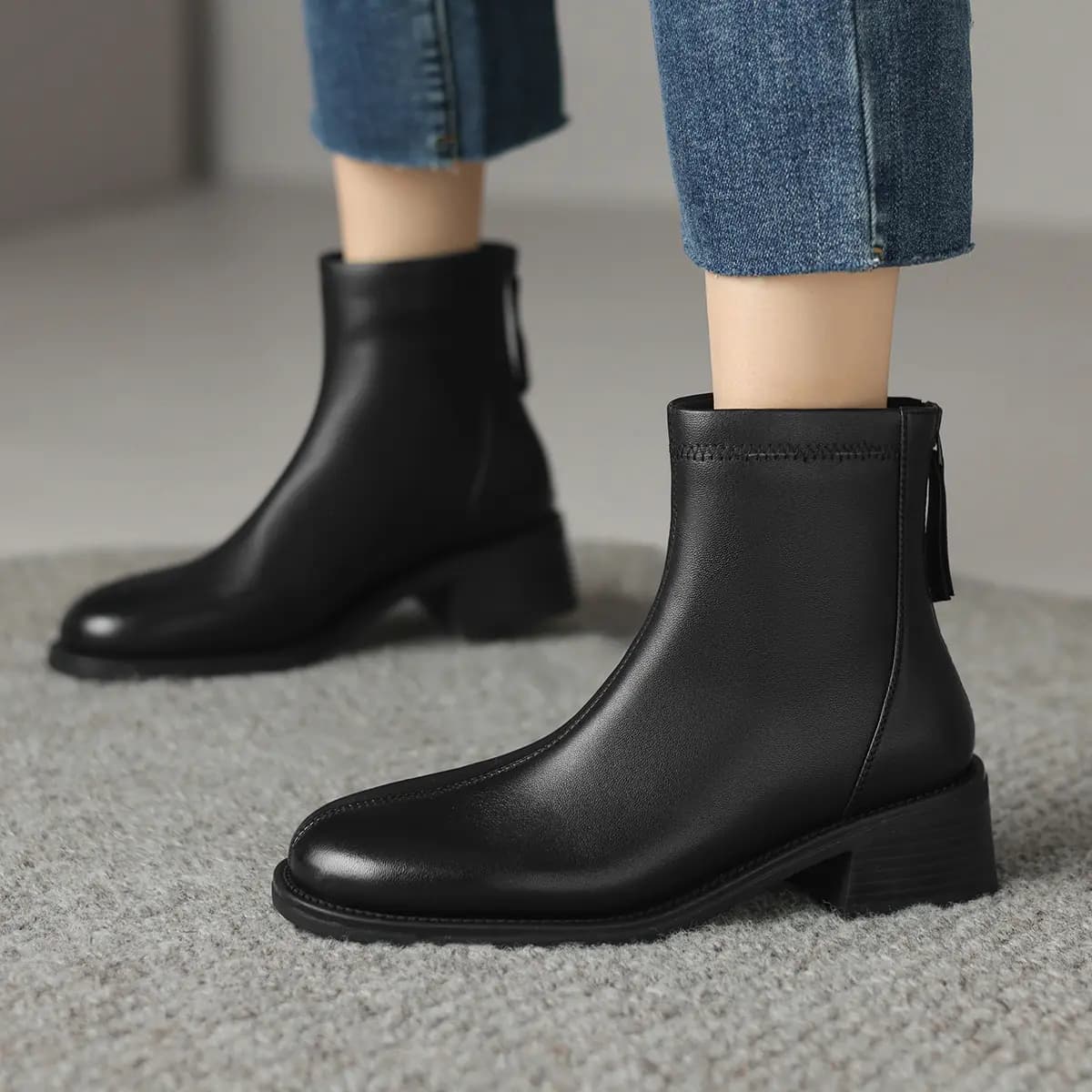 D:FUSE SCANDINAVIA Qadın Ankle Boots 4