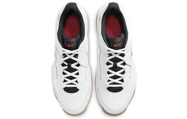 Nike Court Lite 2 Tennis Ayaqqabısı Unisex Ağ/Qırmızı 4