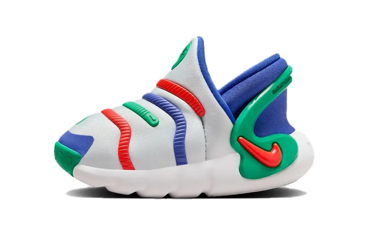 Nike Dynamo Go 2 EasyOn TD Boz/Yaşıl/Qırmızı