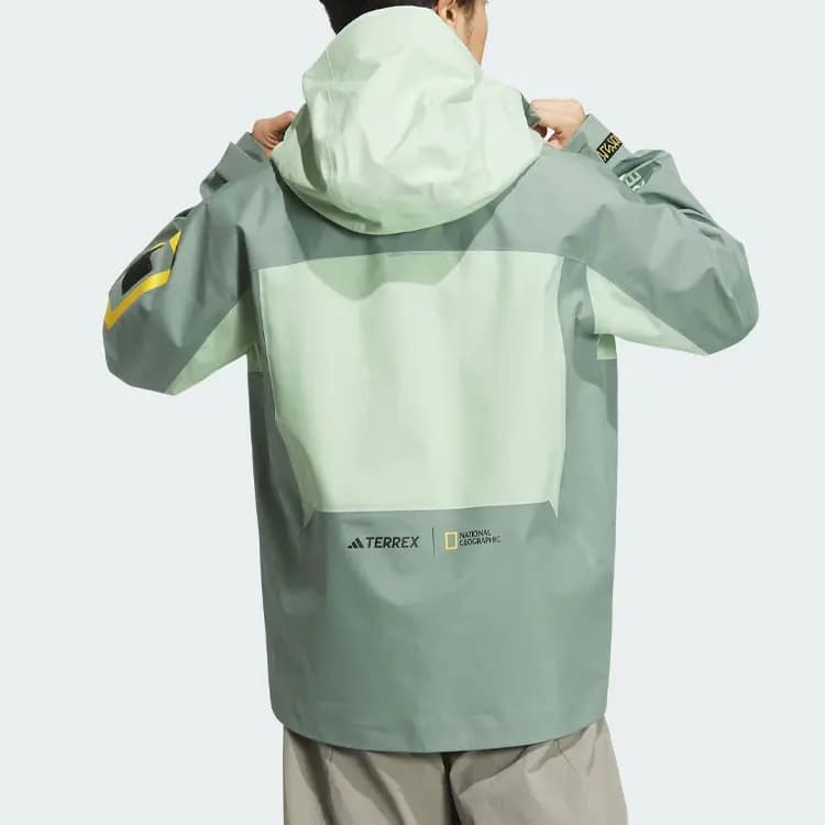 Adidas x NATIONAL GEOGRAPHIC Windbreaker Kişi Pencəyi Dusty Green 3