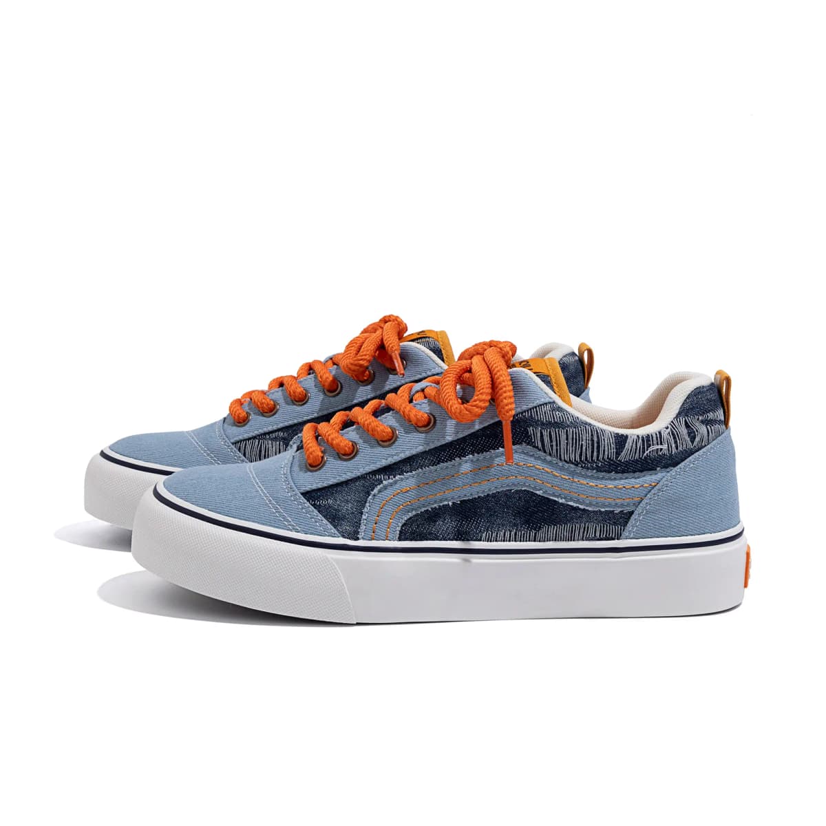 HUANQIU Year Of The Snake Unisex Kətan Ayaqqabı Denim Mavi 2
