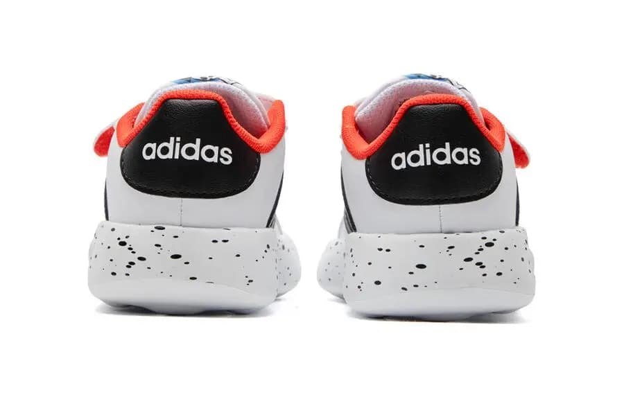 Adidas Grand Court 2.0 101 Sportswear Cloud White Core Black Bold Orange TD 4