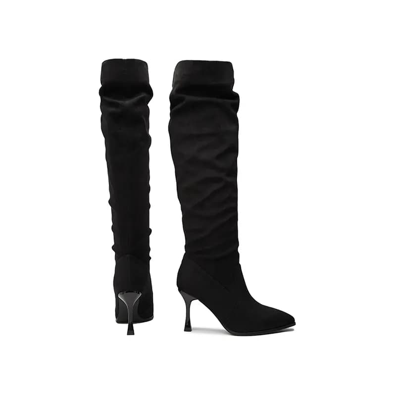 DAPHNE Fall In Love Knee high Boots 8.9cm Women's 10