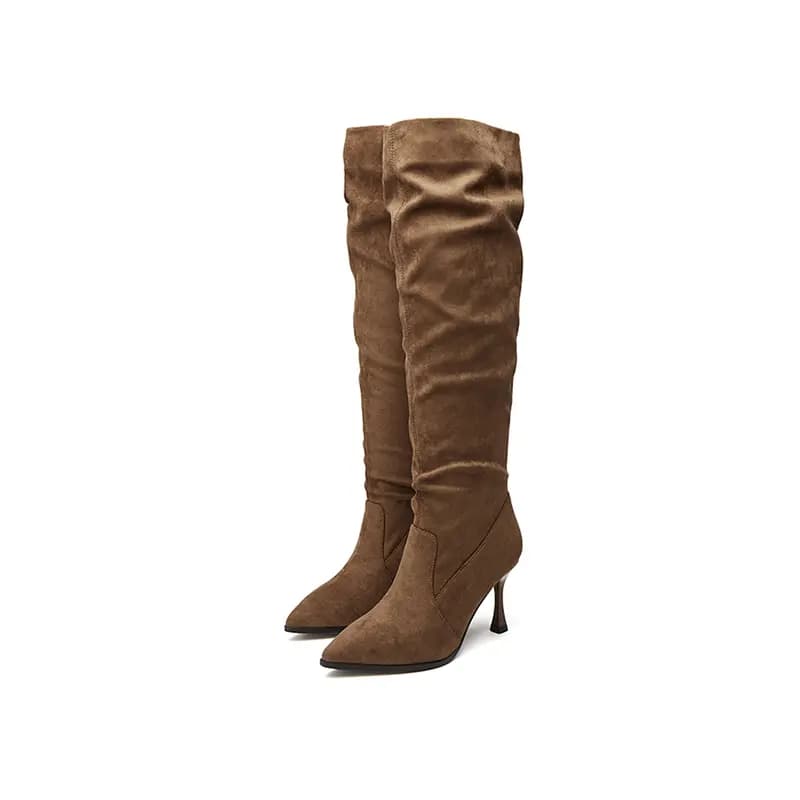 DAPHNE Fall In Love Knee high Boots 8.9cm Women's 3