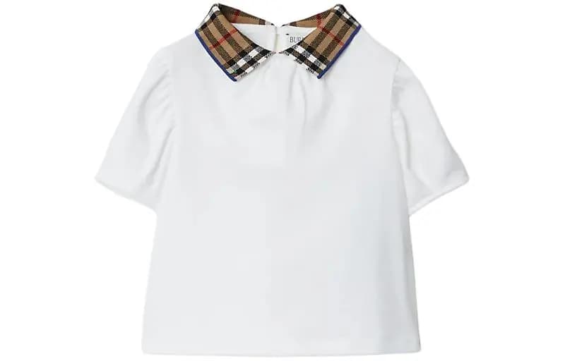 Burberry Uşaq Köynək Ağ