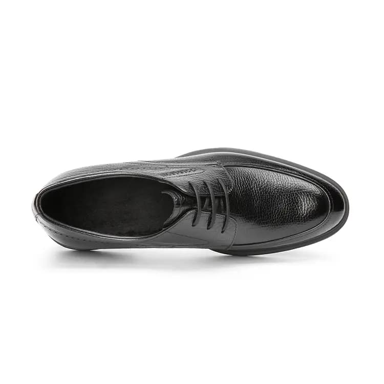 Goldlion Calf Leather Lined Warm Business Commute Formal Leather Shoes Men's 2