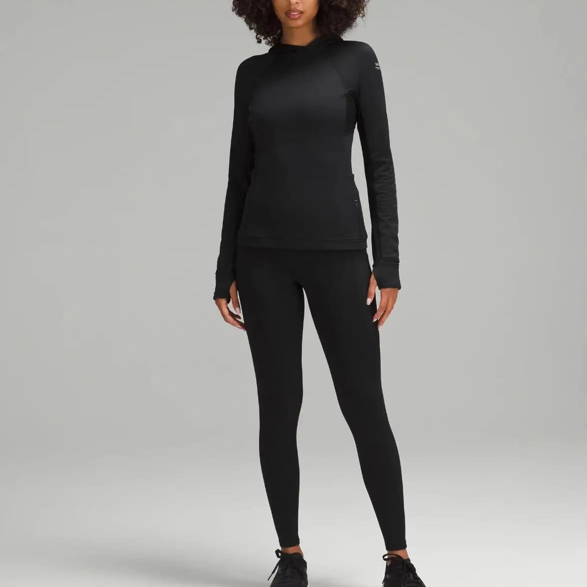 Lululemon Qadın İdman Hudisi Qara 2