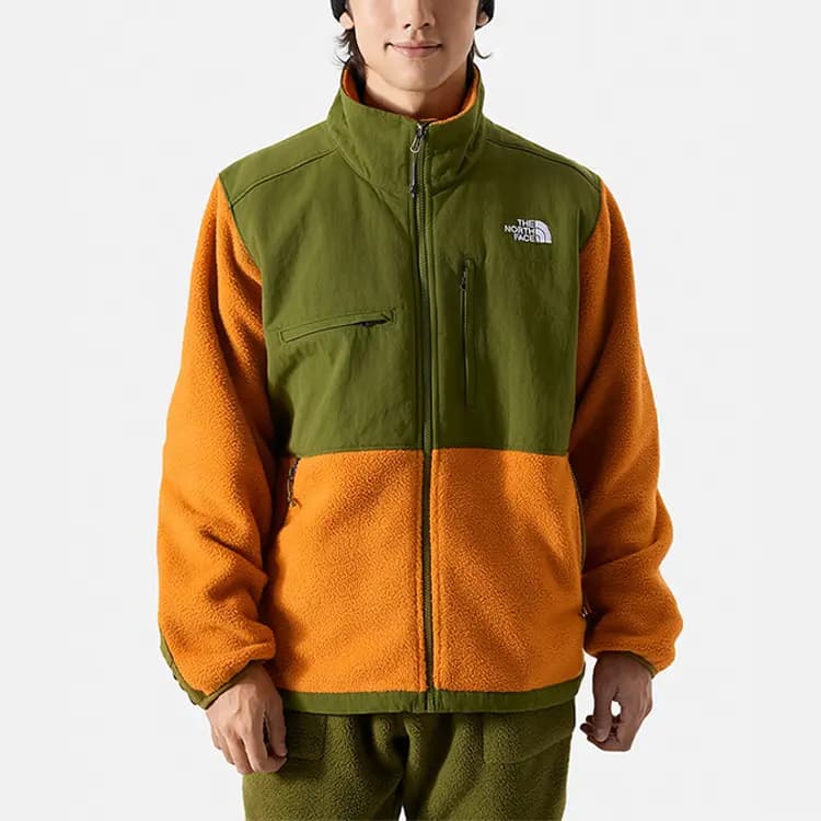 THE NORTH FACE DENALI Fleece Jacket Kişi Narıncı/Yaşıl 2