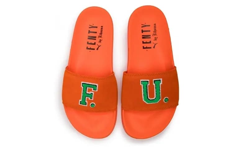 PUMA Leadcat Slide Rihanna Fenty Fu Qadın Narıncı 4