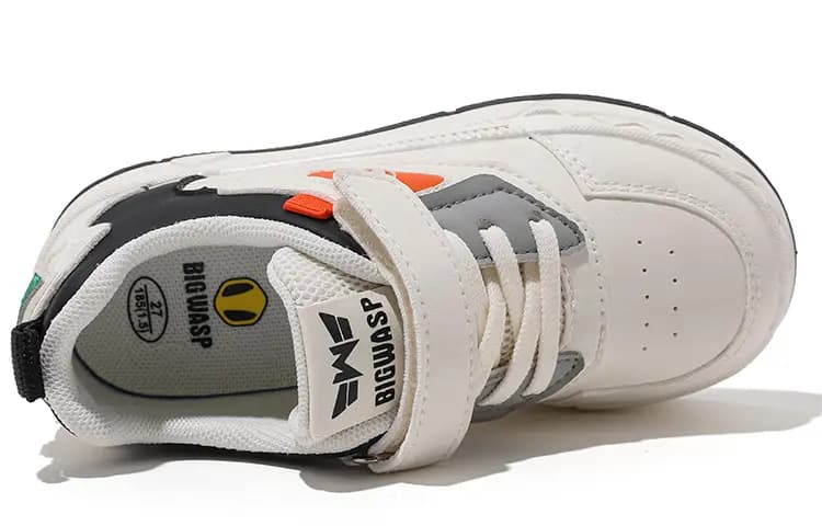 Kids Big Wasp Simple Breathable Lightweight Low-Top Skate Shoes 6