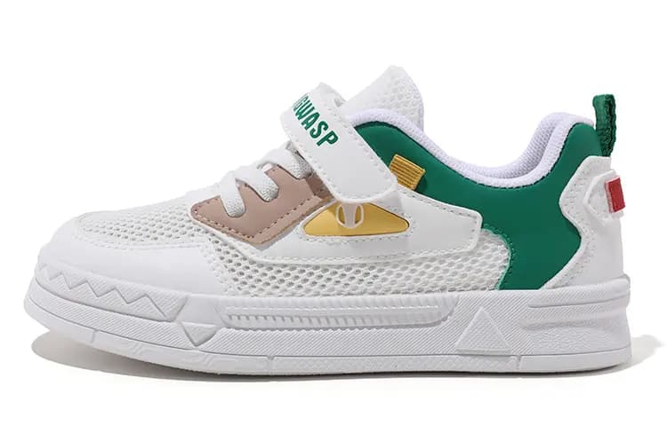 Kids Big Wasp Simple Breathable Lightweight Low-Top Skate Shoes 21