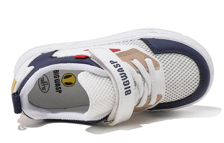 Kids Big Wasp Simple Breathable Lightweight Low-Top Skate Shoes 18