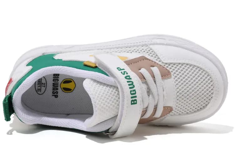 Kids Big Wasp Simple Breathable Lightweight Low-Top Skate Shoes 24
