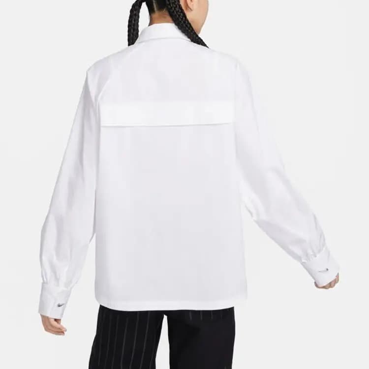 Nike SS24 Valentine's Day Series Qadın Köynəyi Ağ 3