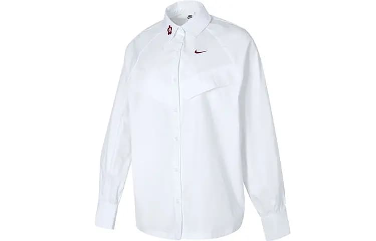 Nike SS24 Valentine's Day Series Qadın Köynəyi Ağ