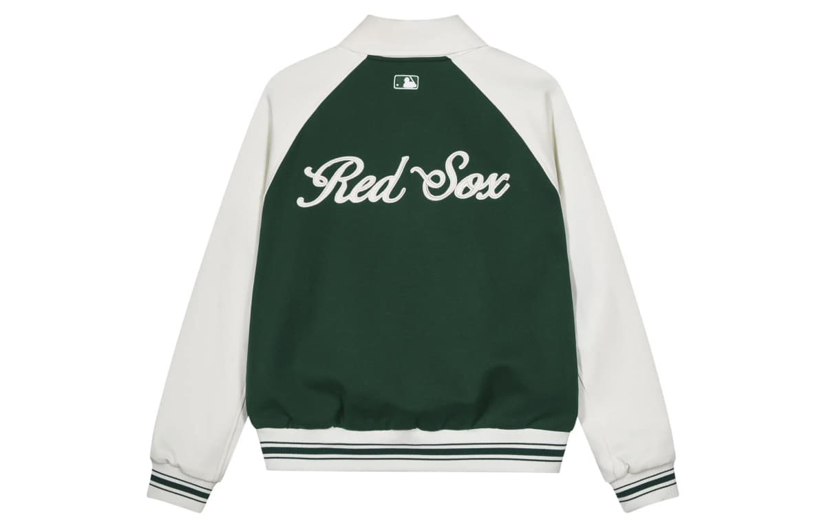 MLB SS24 Baseball Gödəkçə Unisex Tünd Yaşıl 2