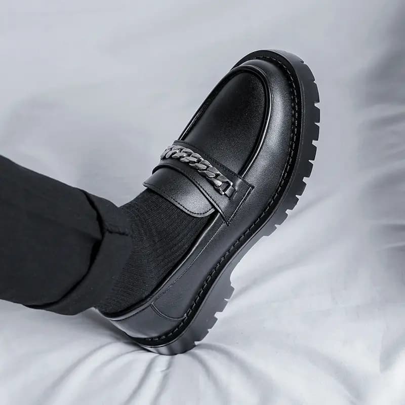 Cachiotti Gommino Kişi Loafer Qara 6