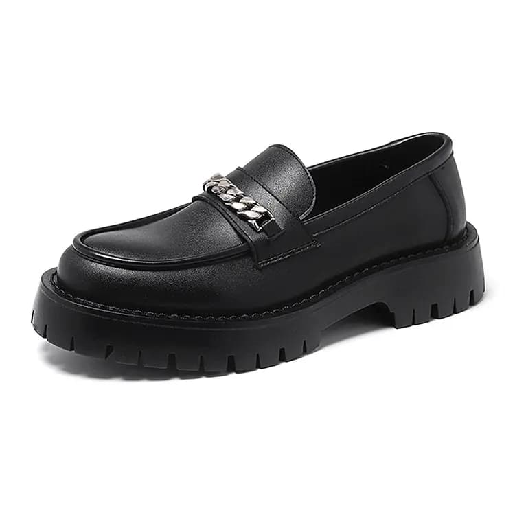 Cachiotti Gommino Kişi Loafer Qara