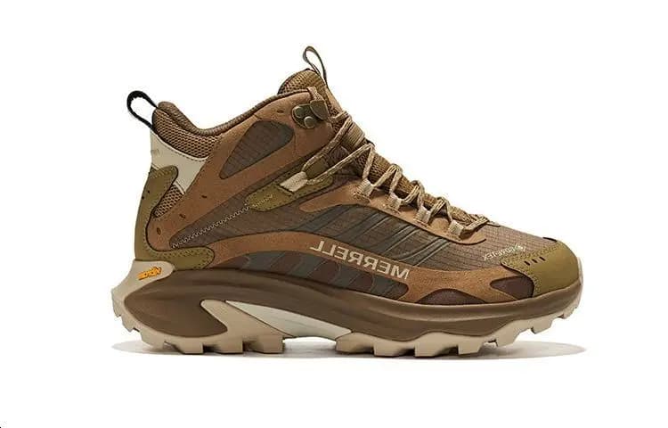 MERRELL Outdoor Shoes Men Mid-Top Brown 2