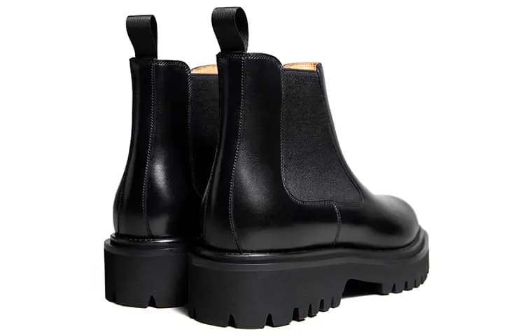 SKARO x THOM WILLS Chelsea Çəkmə Kişi Qara 4