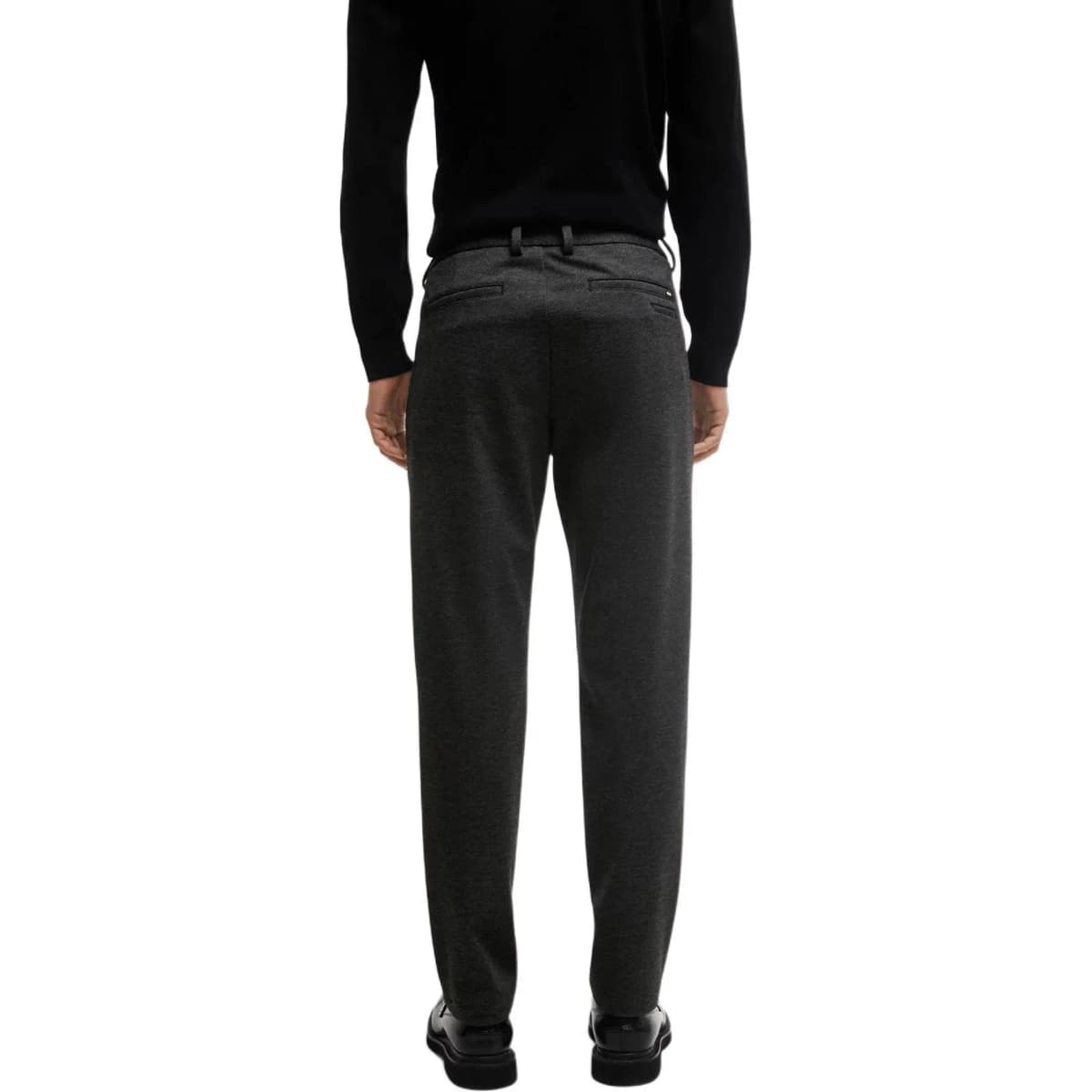 HUGO BOSS Trousers In Structured Performance-Stretch Material Suit Trouser Men's Black 4