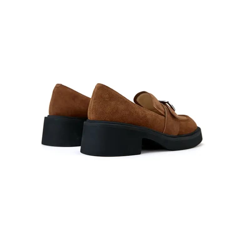 Marie Claire Qadın Loafer Ayaqqabısı Qəhvəyi 4