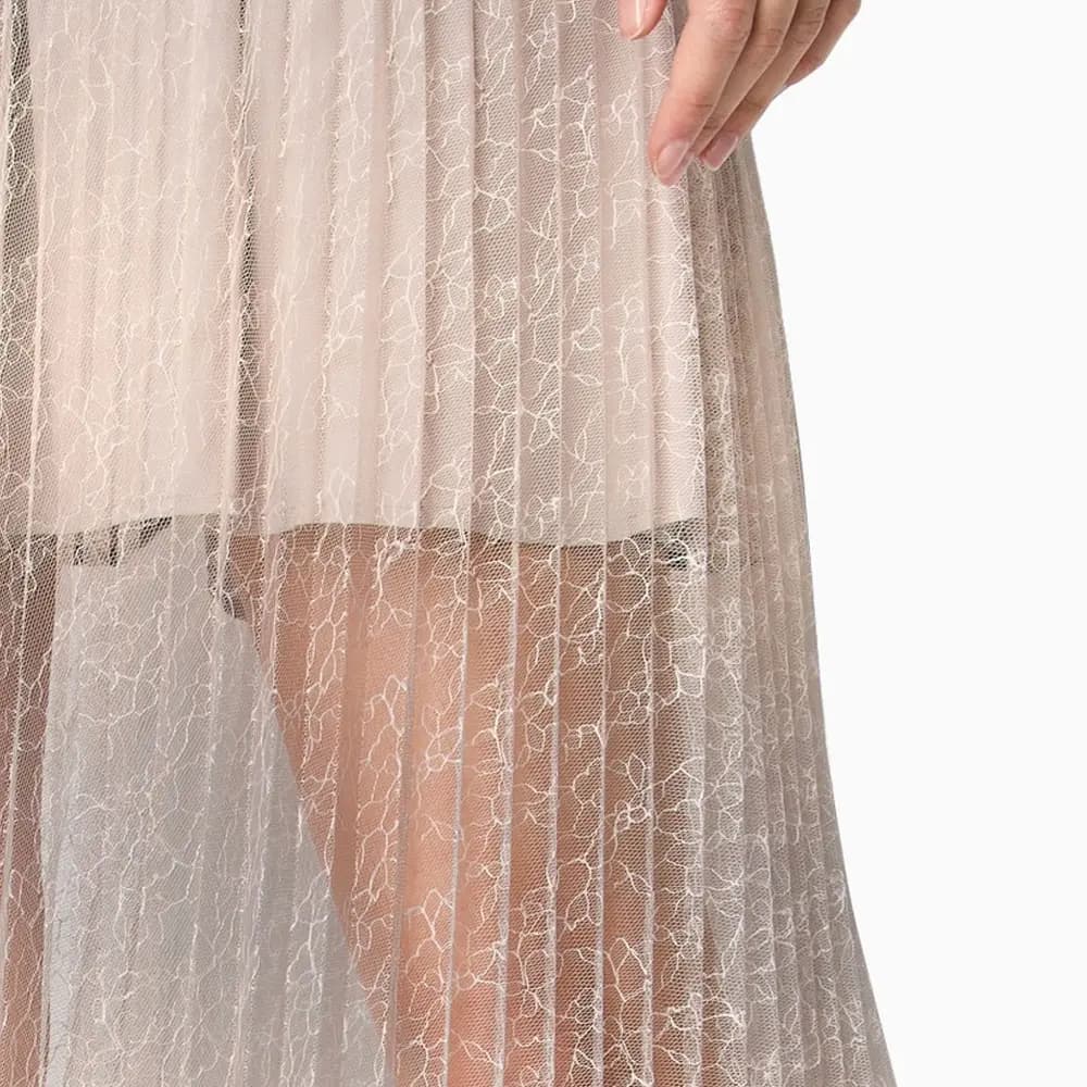 ARMANI EXCHANGE Gradient Lace Plisəli Bluz 6
