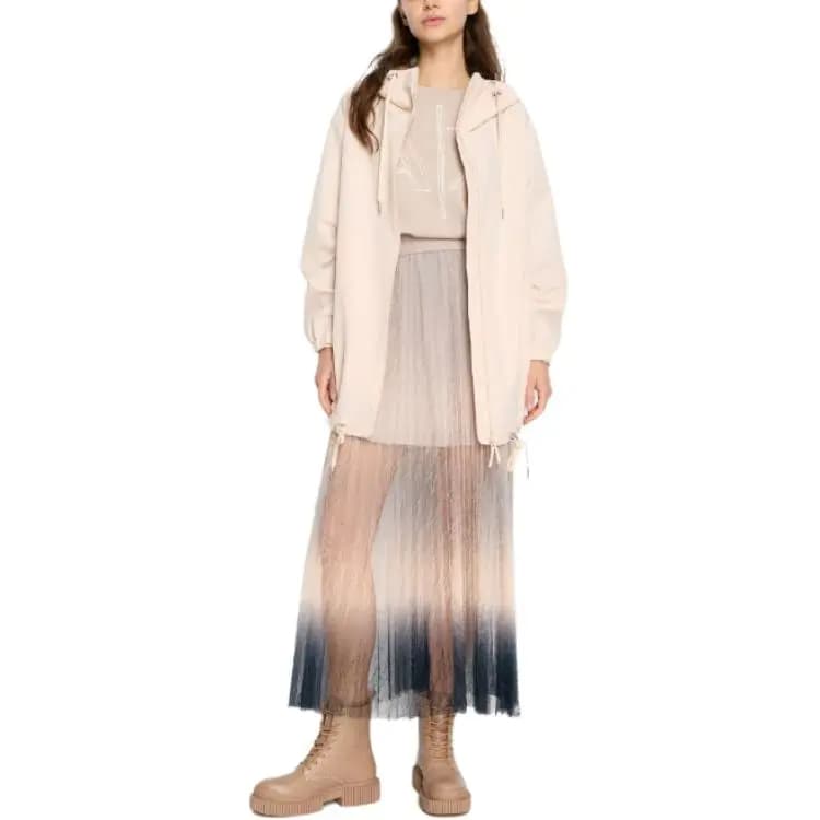 ARMANI EXCHANGE Gradient Lace Plisəli Bluz 2