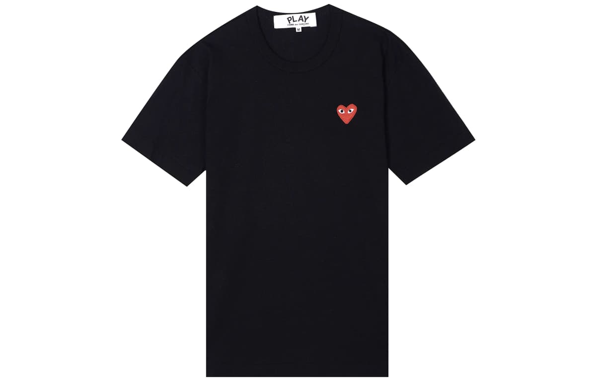 Comme Des Garcons Play Qırmızı Emblem Köynək