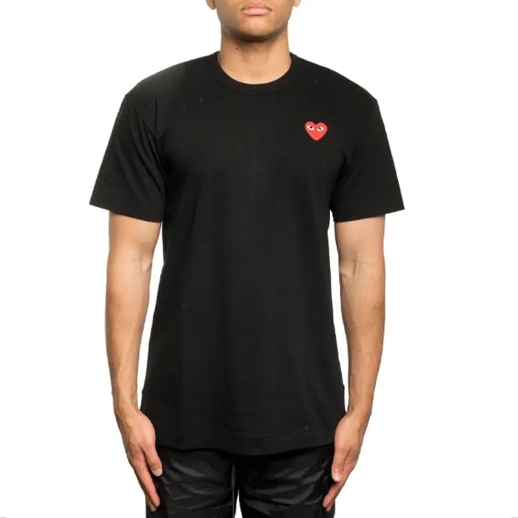 Comme Des Garcons Play Qırmızı Emblem Köynək 3
