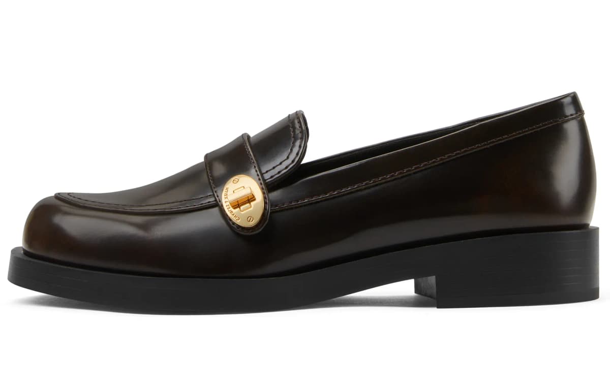CHARLES & KEITH Vintage Metal Buckle Loafers Qadın 6