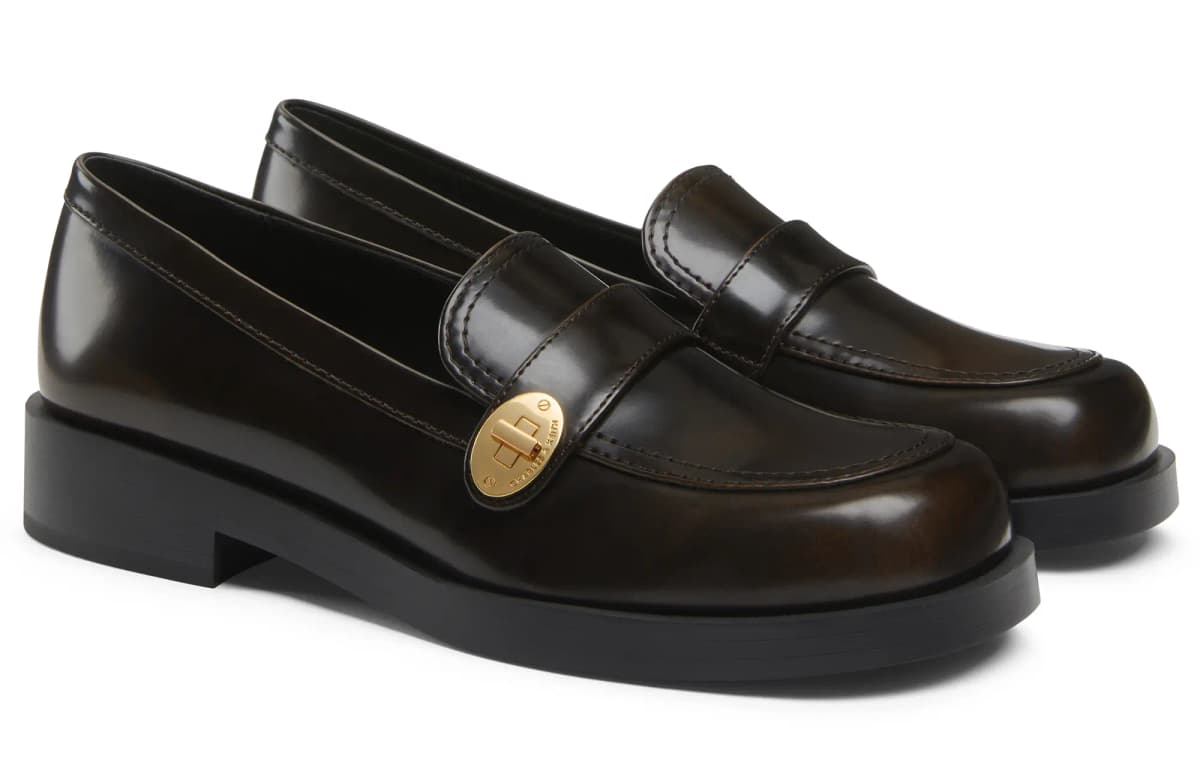 CHARLES & KEITH Vintage Metal Buckle Loafers Qadın 7