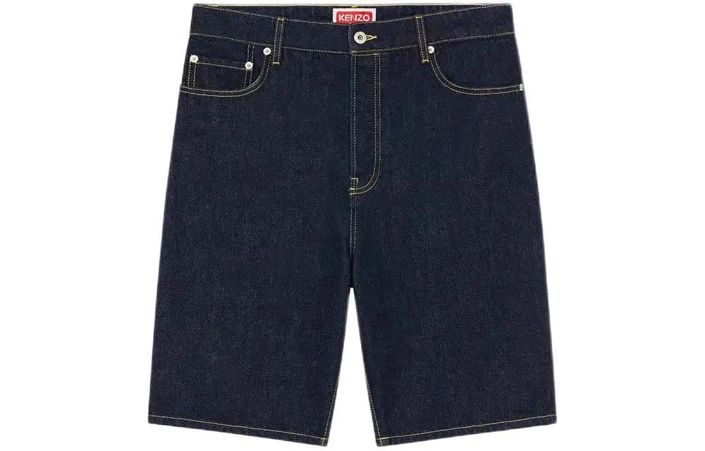 KENZO Creations Slim Fit BaraDenim Shorts