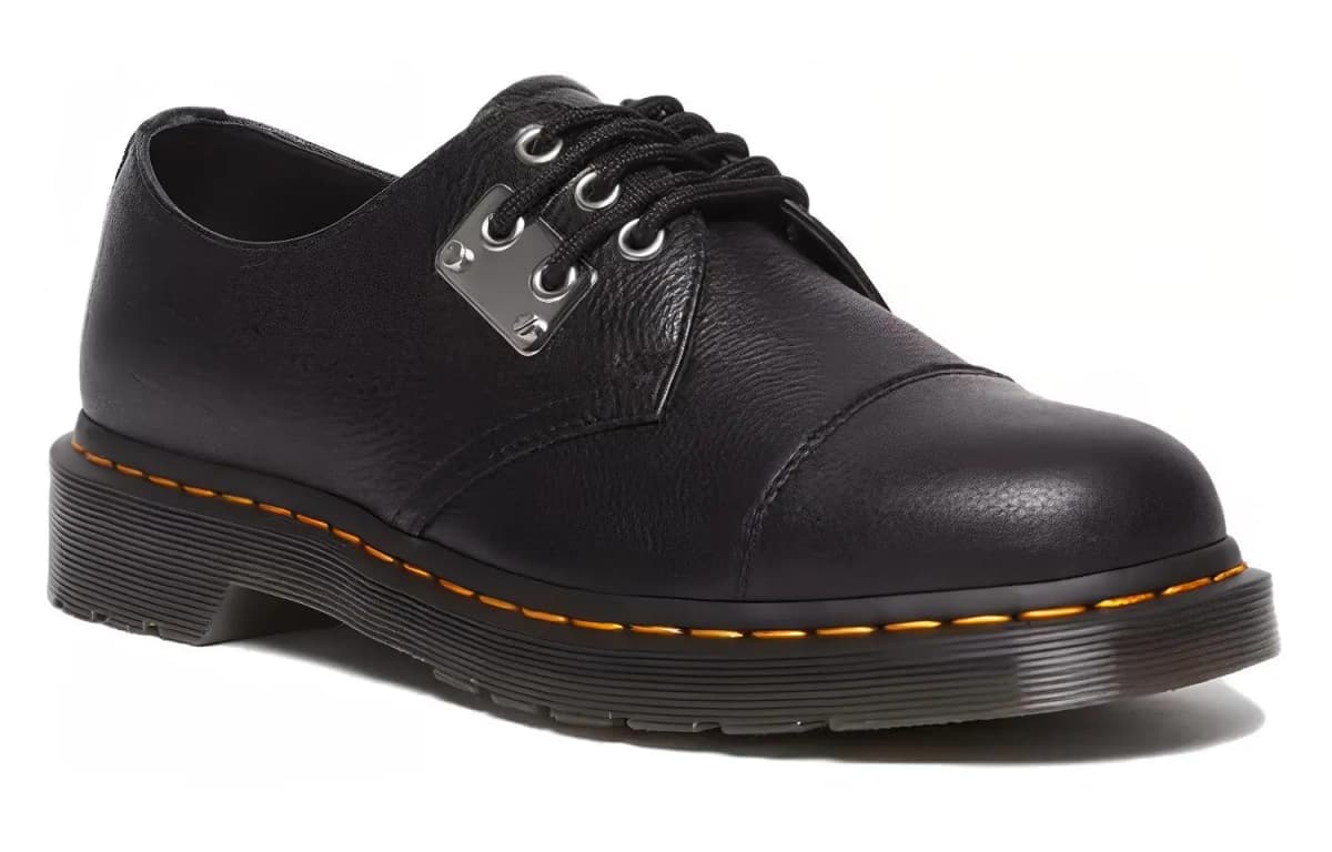 Dr.Martens 1461 Toe Plate Dəri Ayaqqabı Qara 2