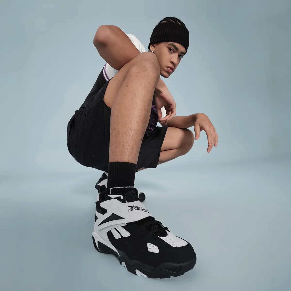 Reebok Preseason 94 Mid Qara/Ağ 6