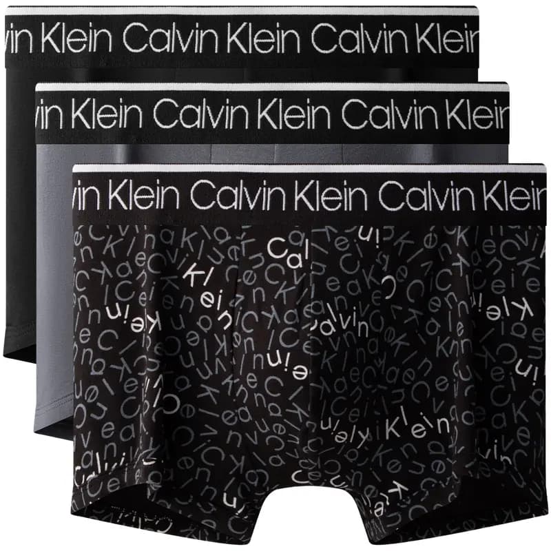 CALVIN KLEIN Kişi Alt Paltarı 3-lü Dəst 4