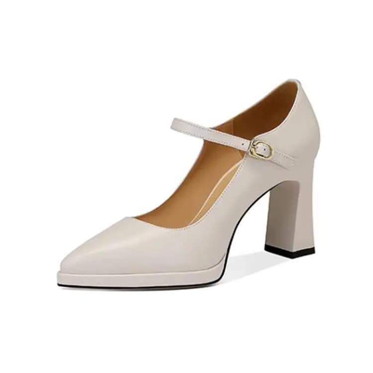 JESSICA SOPHIA Chunky Heel Mary Jane Shoes Women's 6