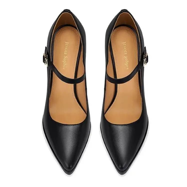 JESSICA SOPHIA Chunky Heel Mary Jane Shoes Women's 5