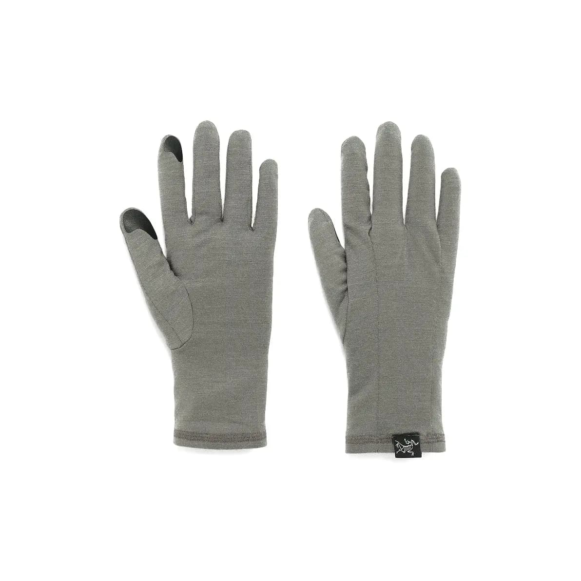 Arcteryx Merino Wool Elastane Sports Gloves Unisex Gray/Blue
