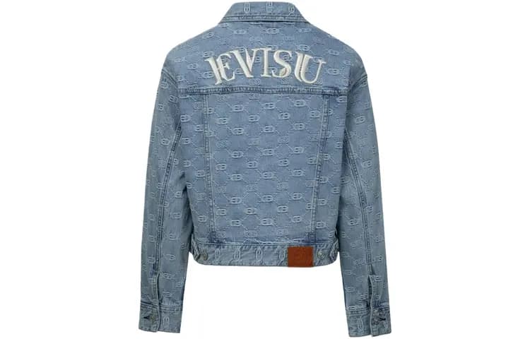 EVISU Denim Pencək Qadın Mavi