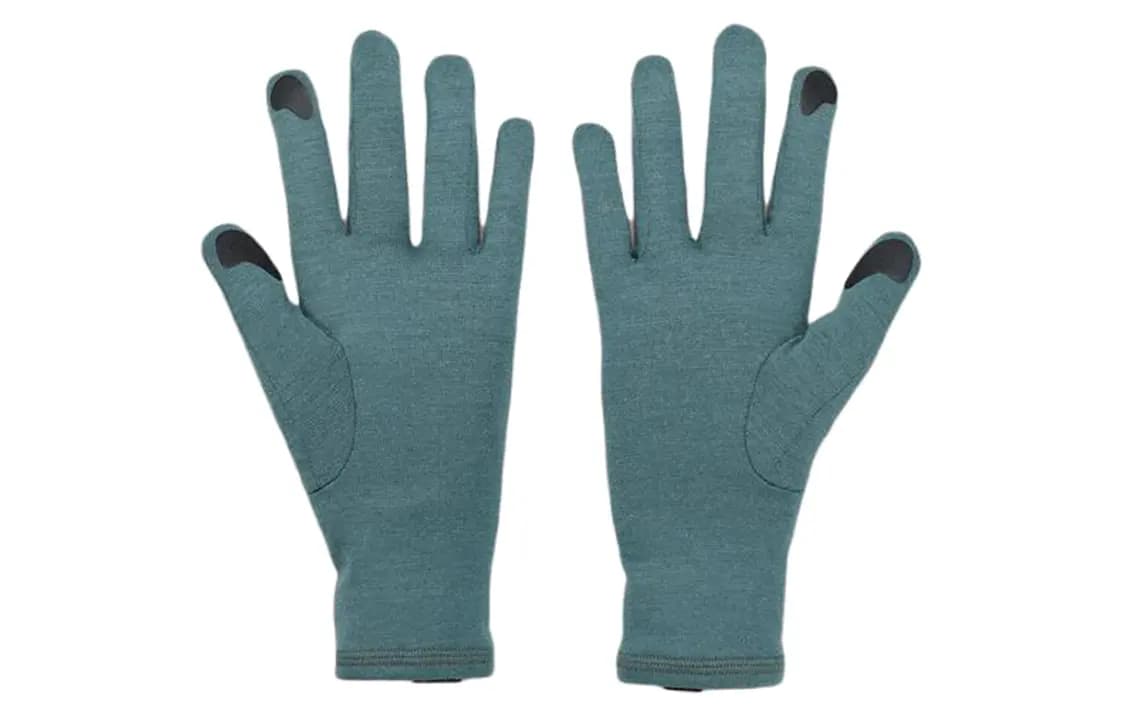 Arcteryx Merino Yun İdman Əlcəkləri Unisex Yaşıl 2