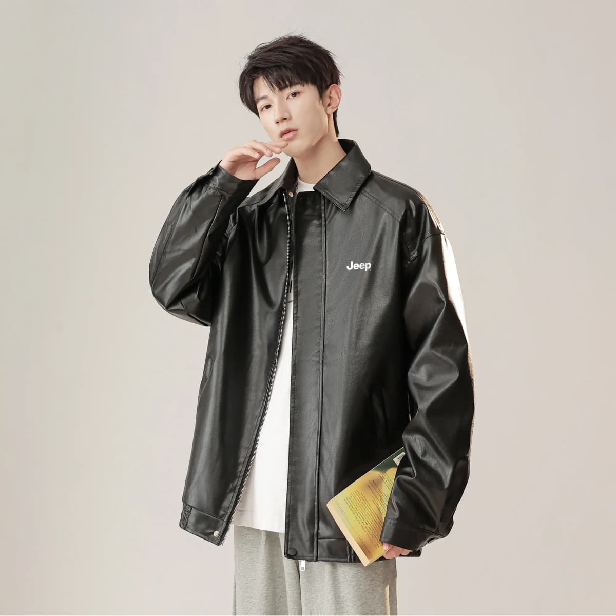 Jeep Leather Jackets Unisex 4