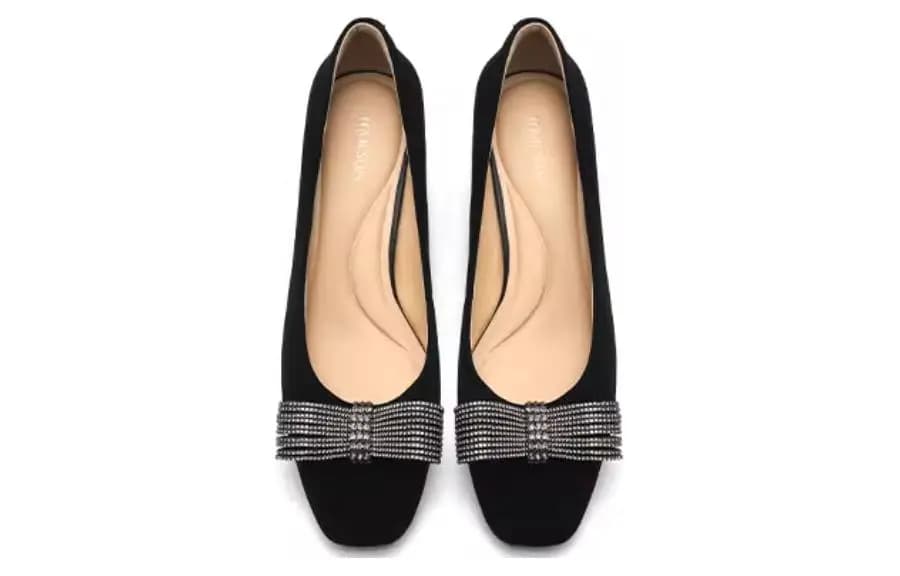 HARSON Block Heel High Heels Women's 4